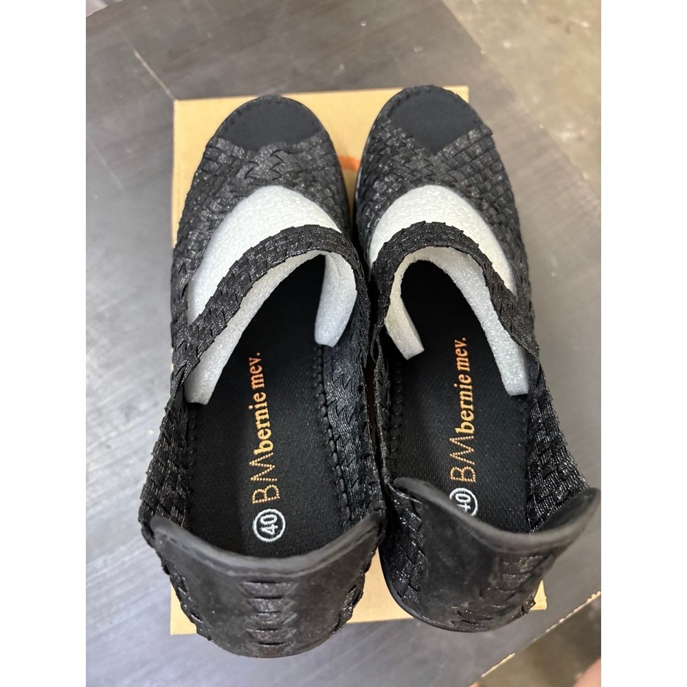 Bernie mev lane black metallic size 40 / us 9 - Picture 5 of 7